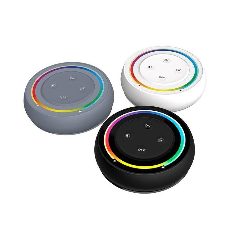 Télécommande tactile Dimmer/CCT murale et amovible - Température de couleur - MiBoxer S1- Blanc