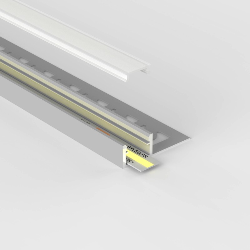 Profilé aluminium encastrable à carreler pour ruban LED - E21 - CRAFT