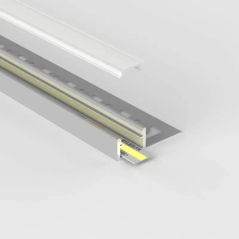 Profilé aluminium encastrable à carreler pour ruban LED - E21 - CRAFT