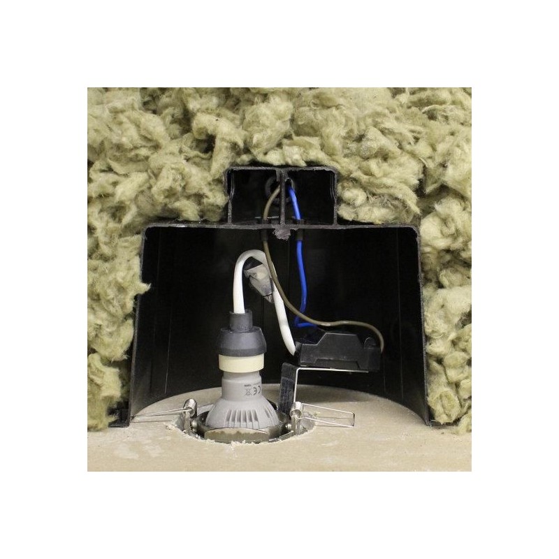 Lot de 3 écarteurs d'isolant (soufflé ou projeté) pour spots LED encastrés