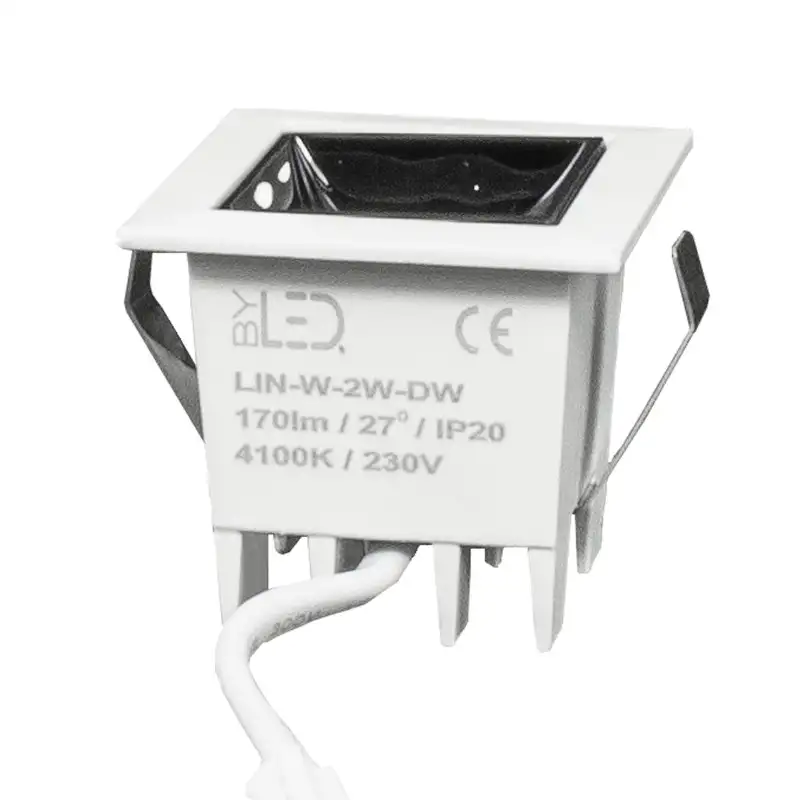 Spot LED encastrable linéaire Blanc 2W - Linea
