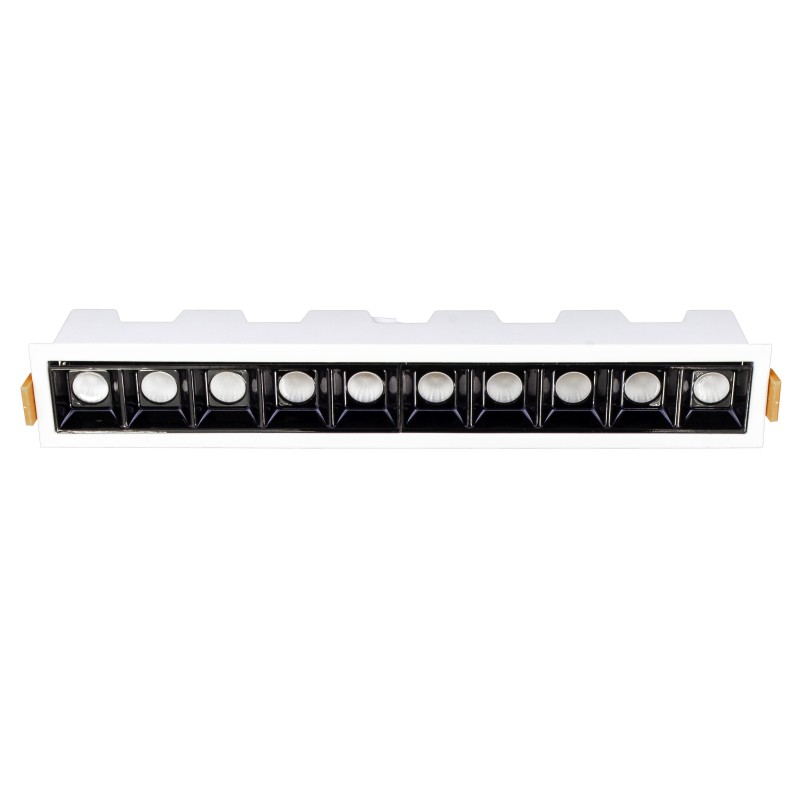 Spot LED encastrable linéaire Blanc 20W - Linea