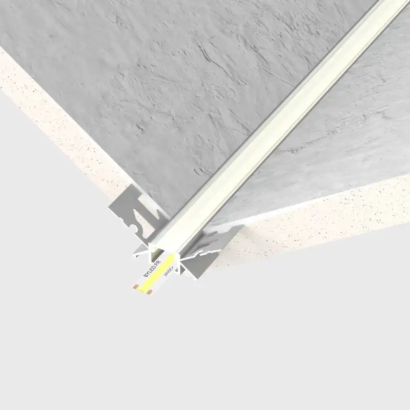 Profilé aluminium encastrable à plâtrer pour ruban LED - E28 - CRAFT
