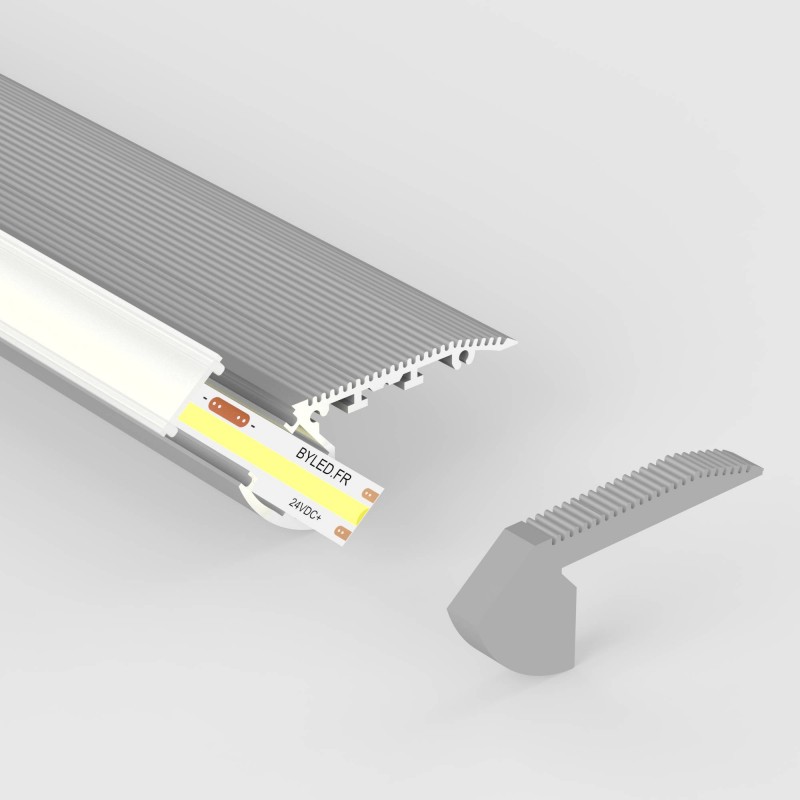 Profilé aluminium marches escaliers pour ruban LED - CRAFT - S02