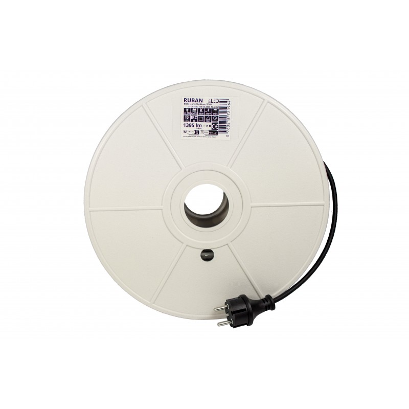 Ruban LED de chantier 230V IP65 25 mètres 13,5W/m DW en bobine rotor