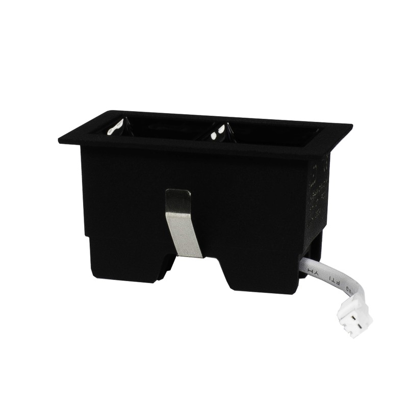 Spot LED encastrable linéaire Noir 4W - Linea