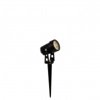 Spot LED à piquer - 3W - 12V ou 230V - Noir - SPIKE 3