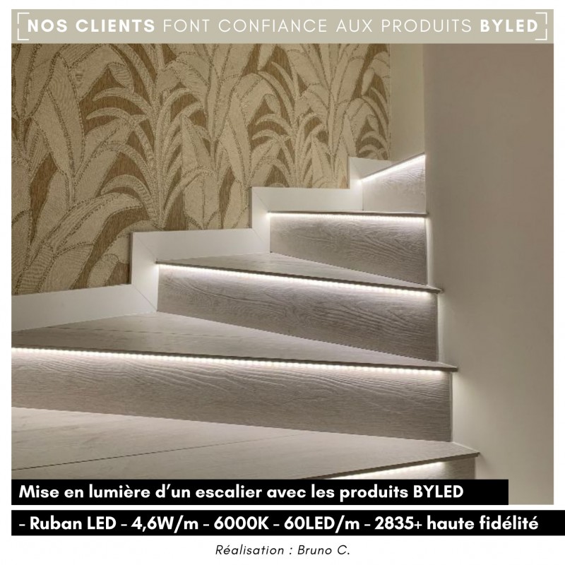 Contrôleur 32 marches et rampe d’escalier pour ruban LED mono et digital – ES32