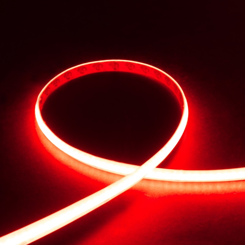 Ruban LED COB couleur lumière continue - 10W/m - IP20 - 480 LED/m - 5m – 24V