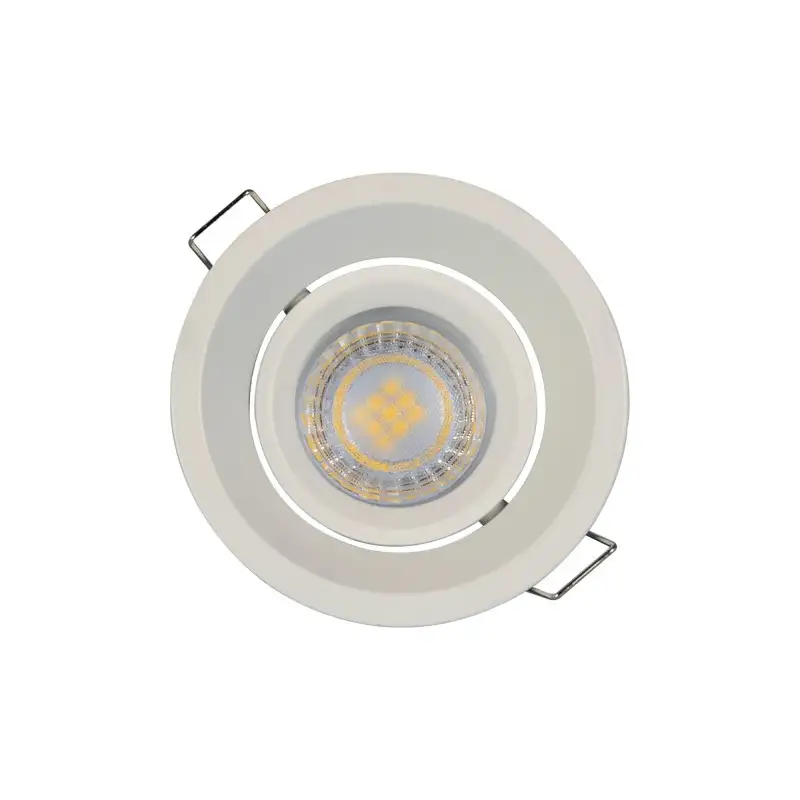 Spot encastrable orientable IP20 pour LED GU10 – COBRA - Blanc