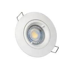 Spot encastrable IP65 pour LED GU10 – rond – blanc