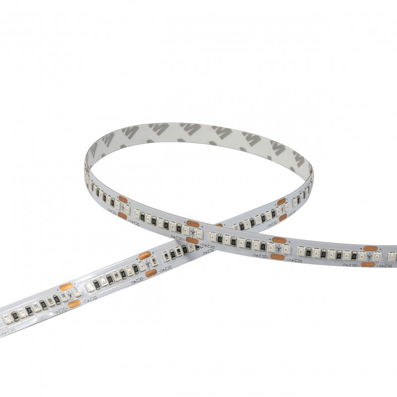 Ruban LED haute fidélité - 14,4W/m - IP20 - Ambré - 180 LED/m - 2835+ - 5m - 24V