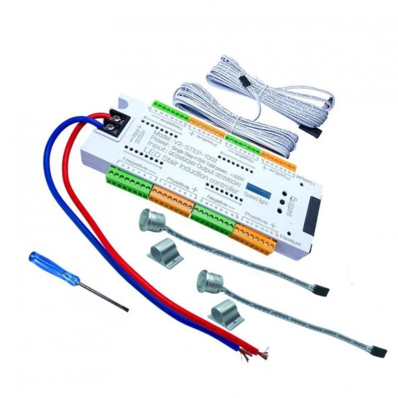 Contrôleur LED de marches d'escalier à éclairage progressif - Stepy mono