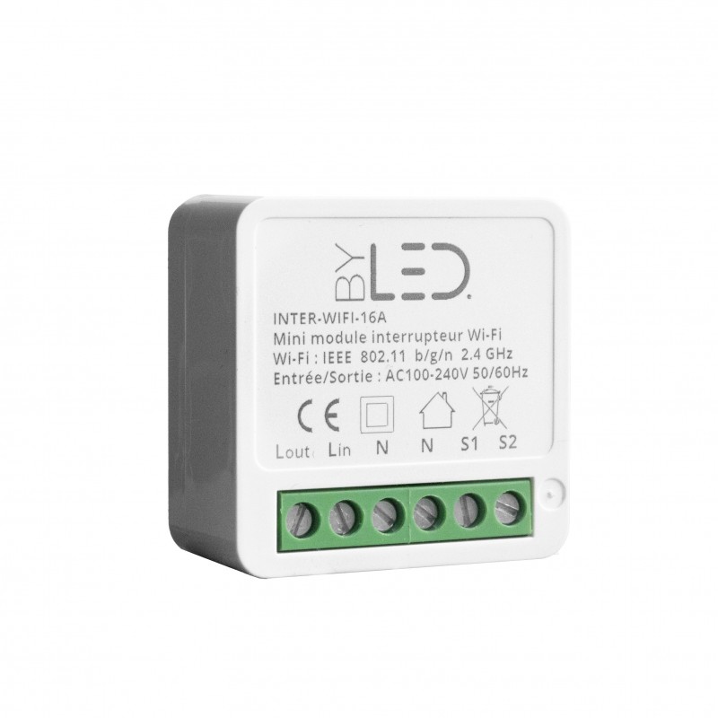 Télérupteur WIFI ByLED - 16A - 230V - Smart Switch
