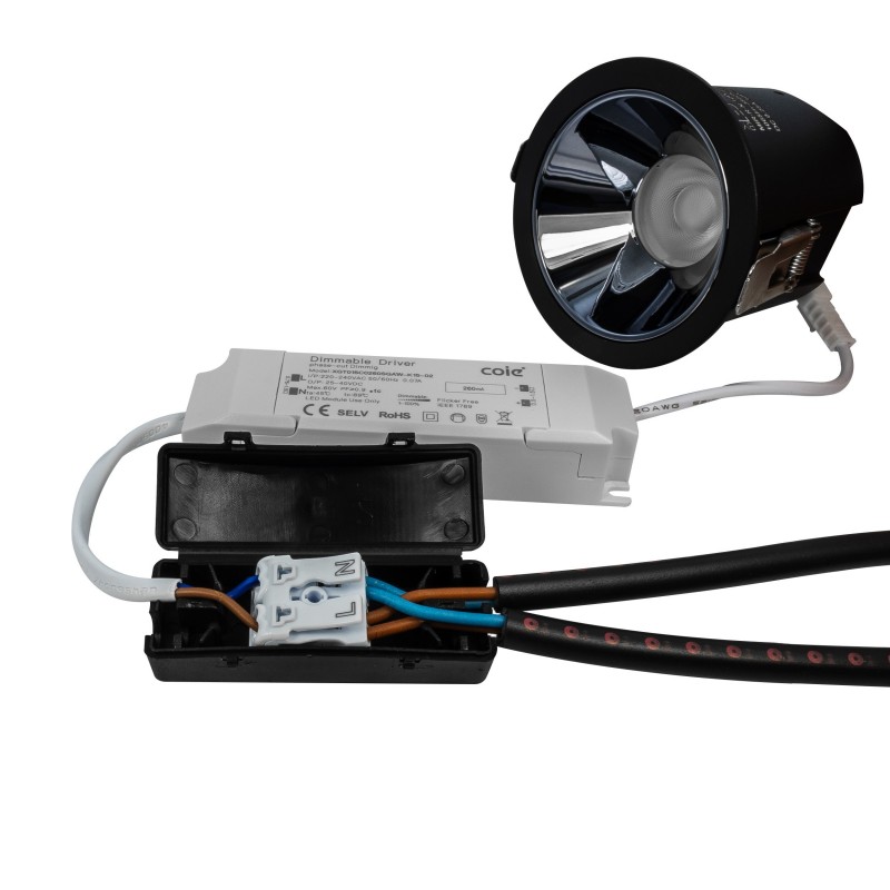 Boîte de dérivation rapide à 3 pôles pour spots intérieurs et luminaires– Axial