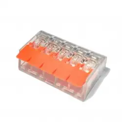 Connecteur rapide à levier transparent - 5 pôles