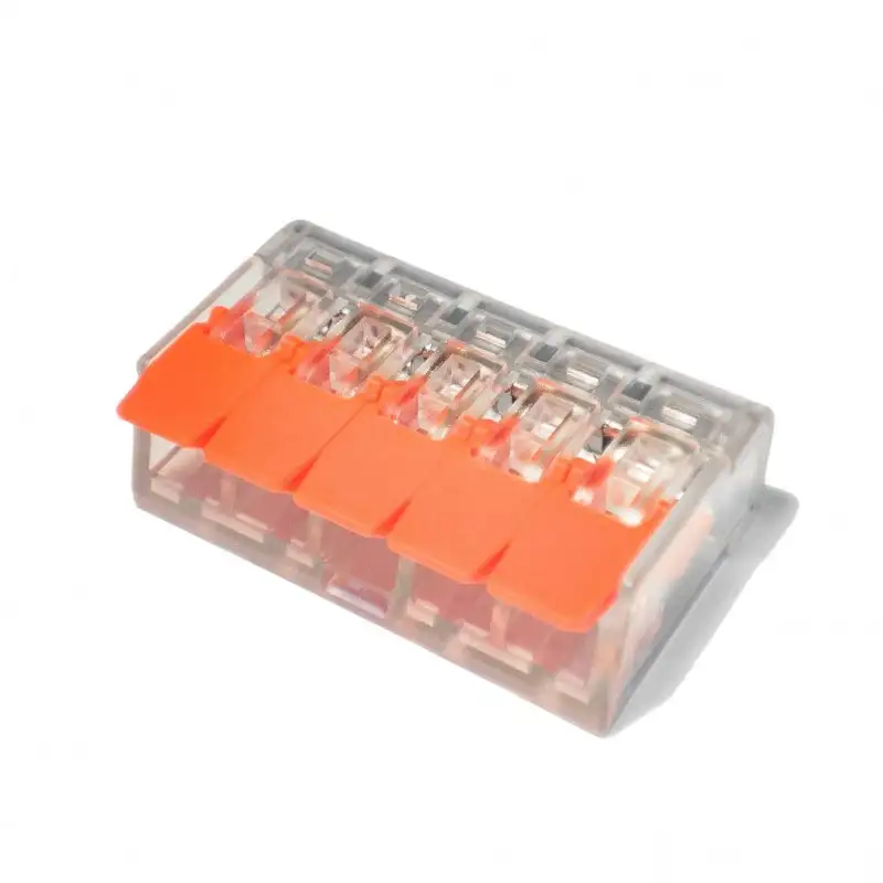 Connecteur rapide à levier transparent - 5 pôles