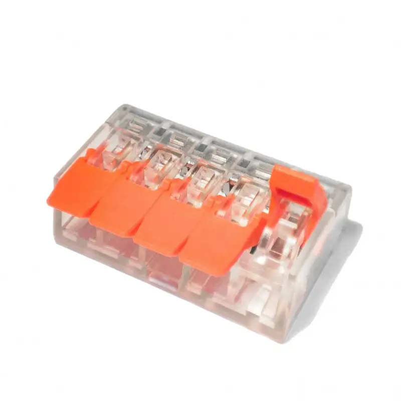 Connecteur rapide à levier transparent - 5 pôles