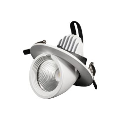Projecteur LED rond encastrable orientable 360°- 10W - SNAKE