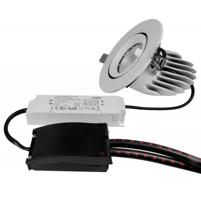 Projecteur LED rond encastrable orientable 360°- 30W - SNAKE