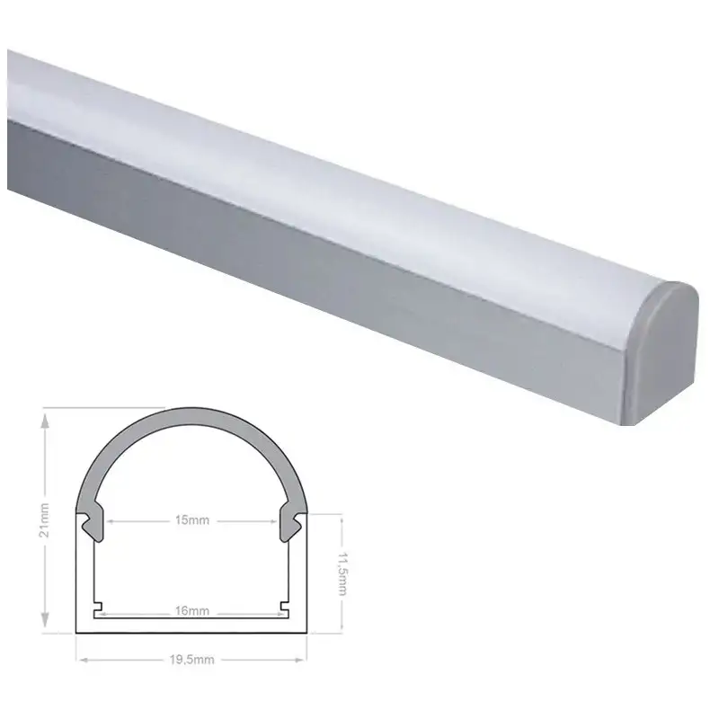 Profilé aluminium en applique pour ruban LED - C24 - CRAFT
