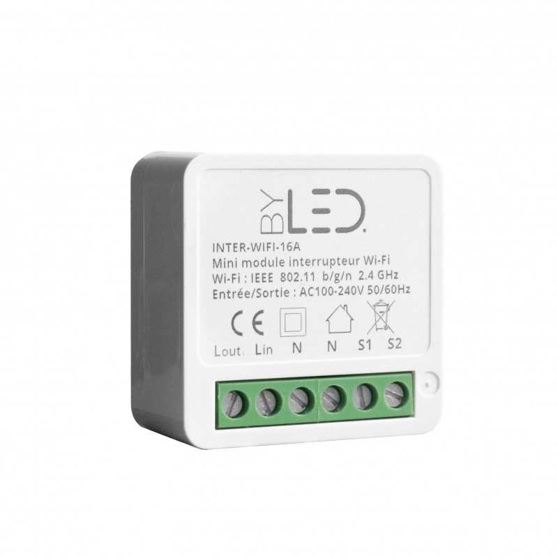 Lot de 10 interrupteurs Wi-Fi Tuya 230V - 16A - ByLED