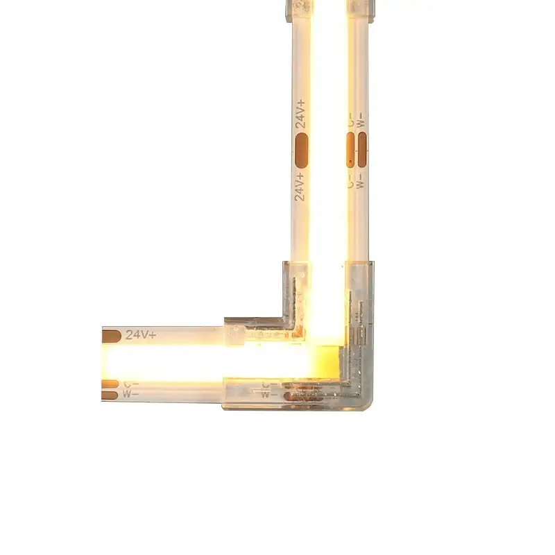 Jonction ruban LED CCT 10mm en L