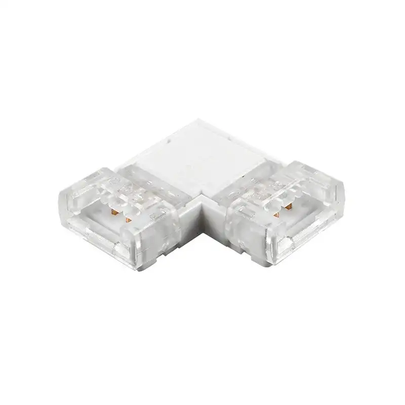 Jonction en L pour ruban LED CCT IP20 10mm sans soudure "Click"