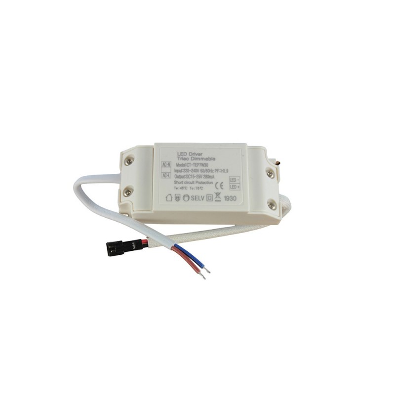 Famille Transformateur pour spot LED de 7 à 26W – 300mA – Dimmable