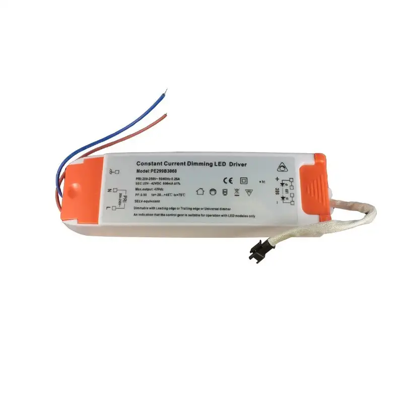 Transformateur pour spot LED de 15 à 25W – 600mA – Dimmable
