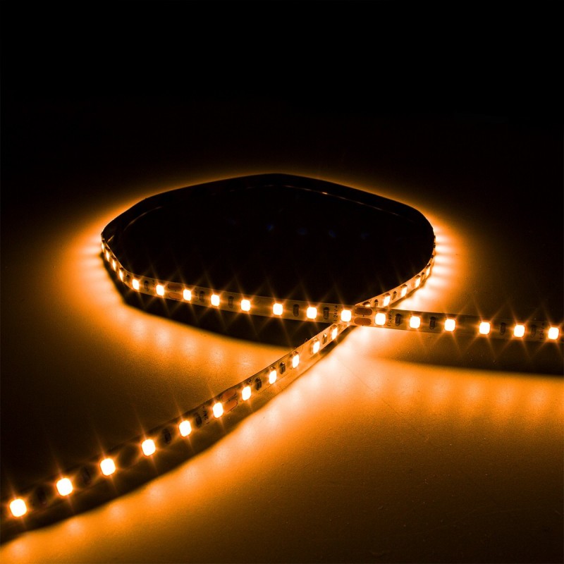 Mini ruban LED 5mm de large - 14,4W/m - IP20 - Blanc - 120 LED/m - 2835E - 24V