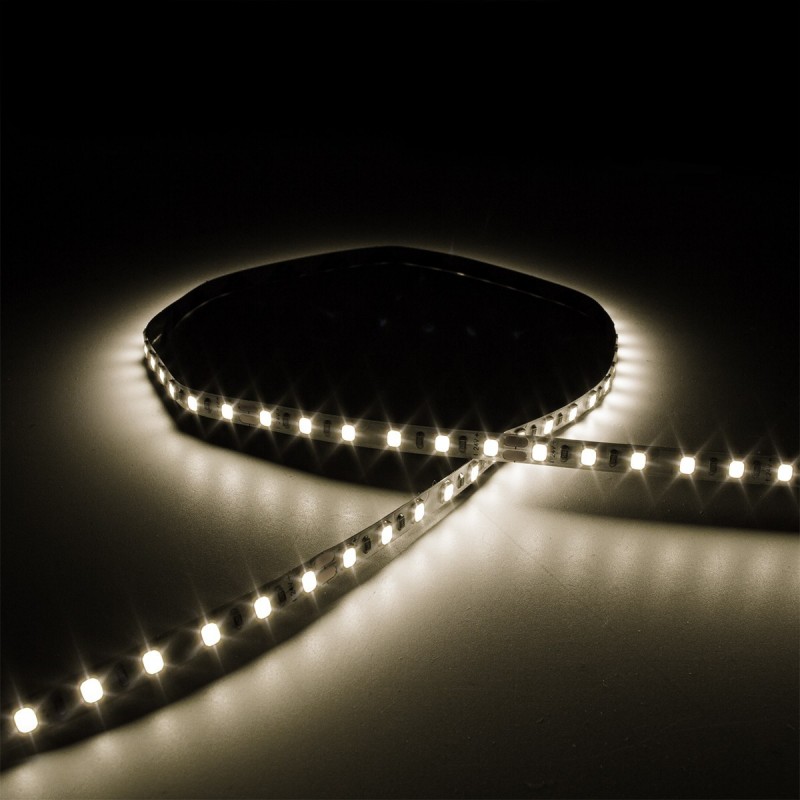 Mini ruban LED 5mm de large - 14,4W/m - IP20 - Blanc - 120 LED/m - 2835E - 24V