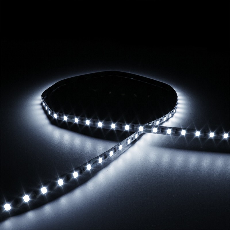 Mini ruban LED 5mm de large - 14,4W/m - IP20 - Blanc - 120 LED/m - 2835E - 24V