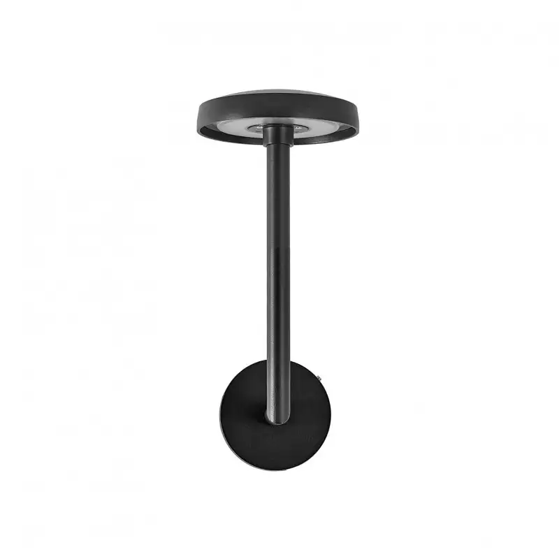 Applique LED extra fine d'extérieur à tête bombée - 7W - noir - Haalö 
