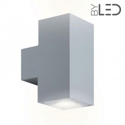 Applique LED murale extérieure Up & Down - 6W - 230V - Gris - AGORA