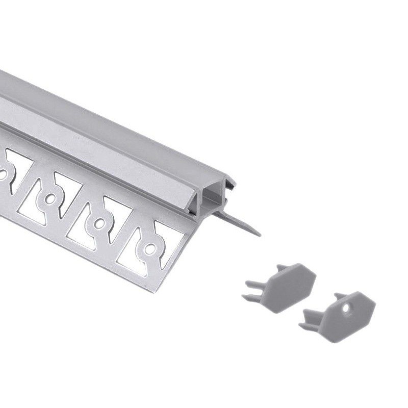 Profilé aluminium encastrable à carreler pour ruban LED - E24 - CRAFT