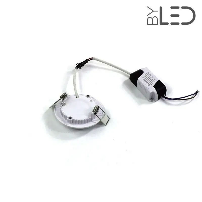 Dalle LED ronde 3 W encastrable - extra plate - SUNNY-3