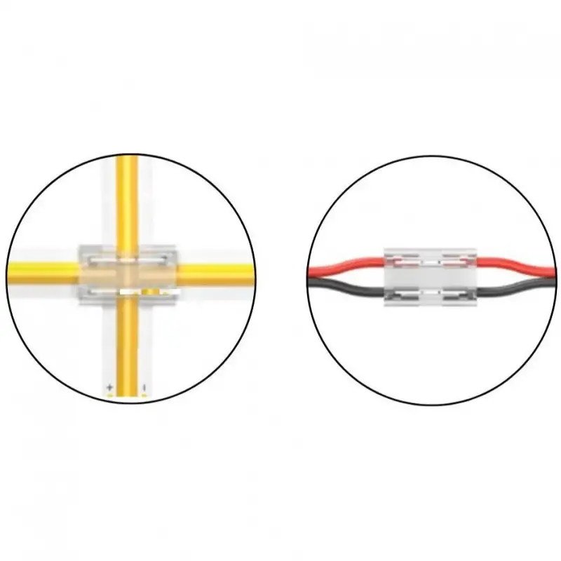 Connecteur 8en1 pour ruban mono 8mm - IP20 - ClipX