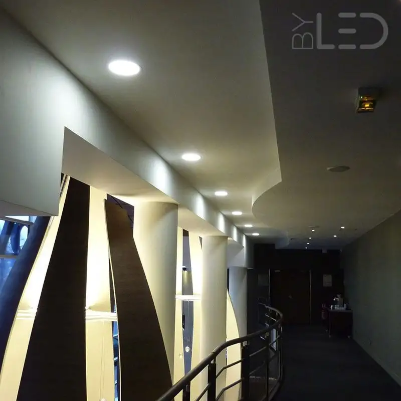 Dalle LED ronde 6 W encastrable - extra plate - SUNNY-6