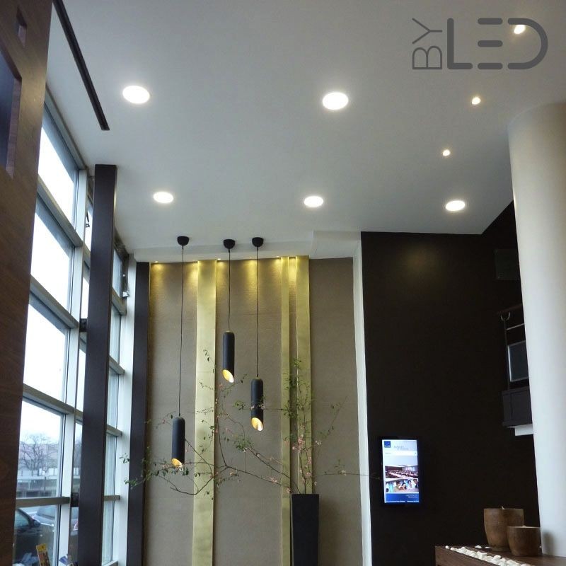 Dalle LED ronde 6 W encastrable - extra plate - SUNNY-6