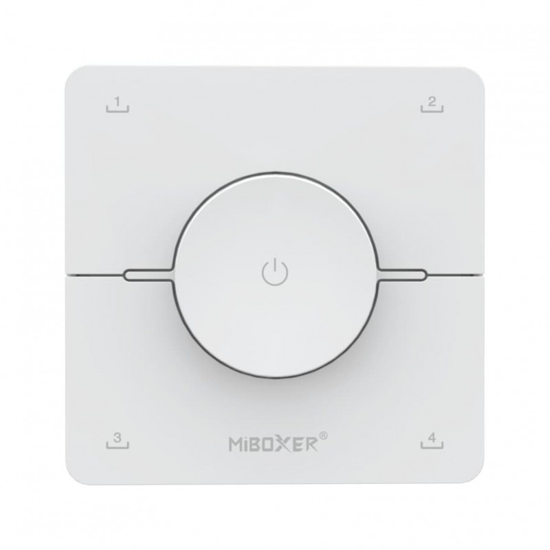 Télécommande rotative Dimmer/CCT murale - MiBoxer K0 - blanc ou noir