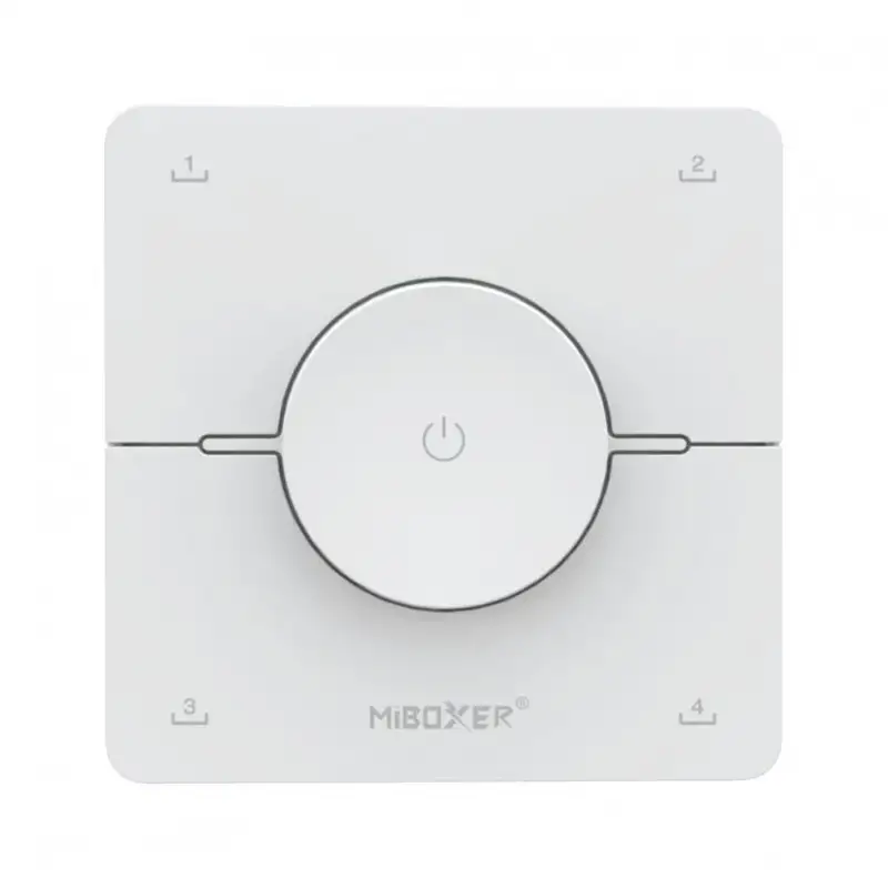 Télécommande rotative Dimmer/CCT murale - MiBoxer K0 - blanc ou noir