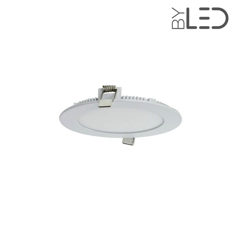Dalle LED ronde 9 W encastrable - extra plate - SUNNY-9