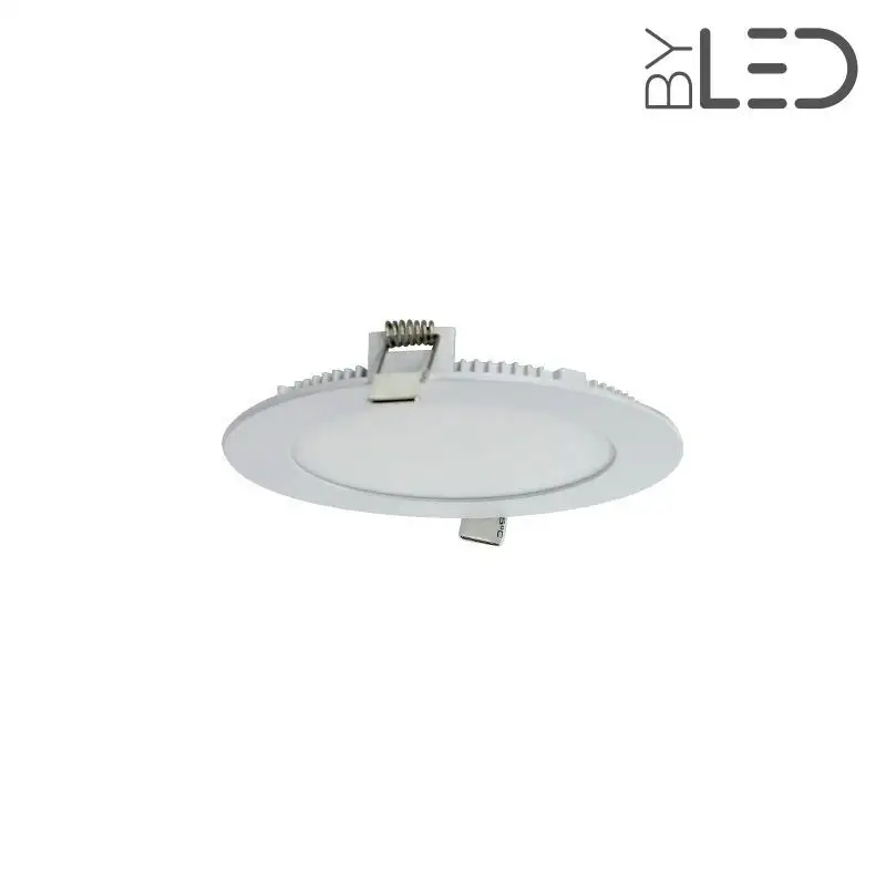 Dalle LED ronde 9 W encastrable - extra plate - SUNNY-9