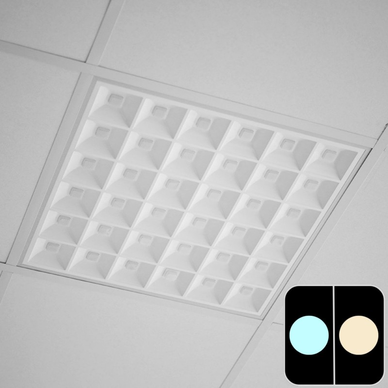 Dalle LED 600 x 600 - Multi LED - 40W– Blanc pur - 230V - Matrx