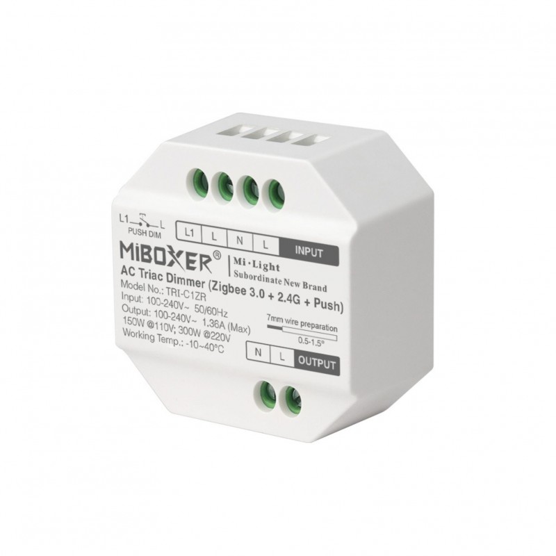 Contrôleur ZIGBEE 3.0- 2,4G - MiBoxer TRI-C1ZR