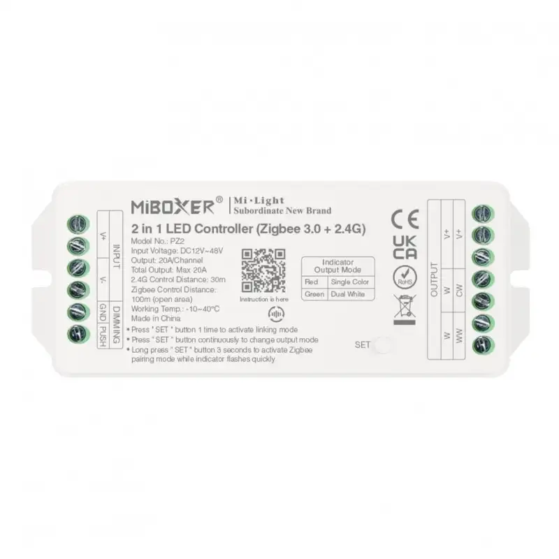 Contrôleur 20A - 2 en 1 - MiBoxer PZ2