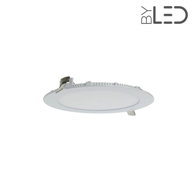 Dalle LED ronde 12 W encastrable - extra plate - SUNNY-12
