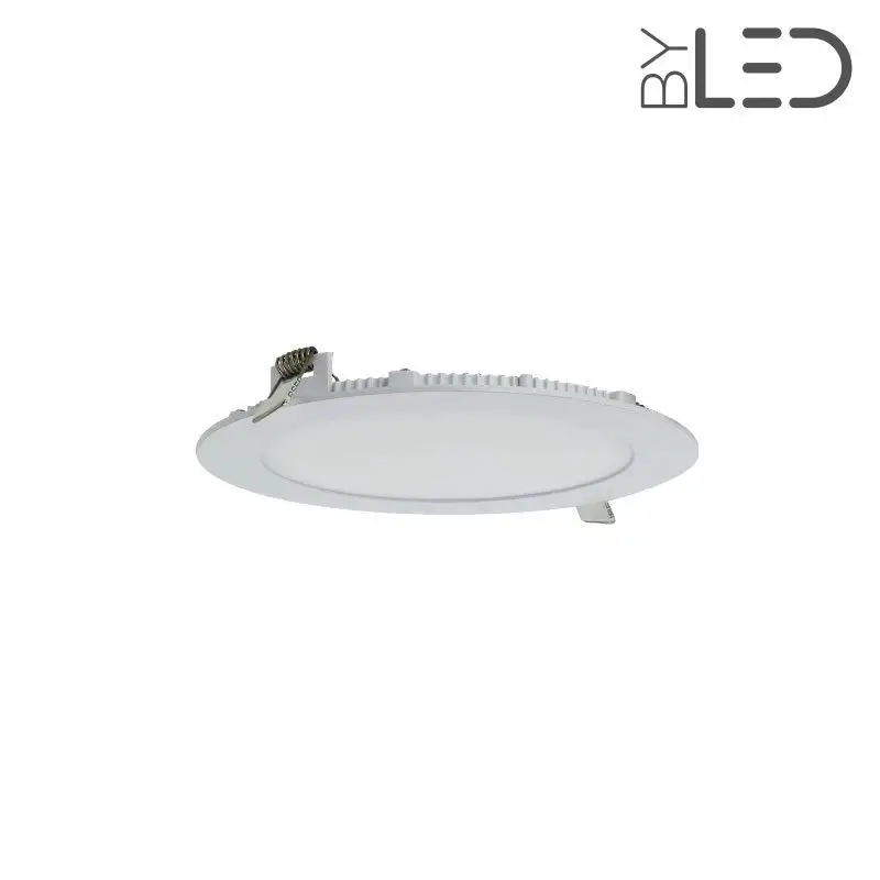 Dalle LED ronde 12 W encastrable - extra plate - SUNNY-12
