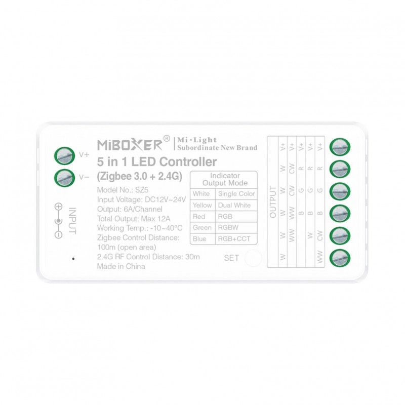 Contrôleur ZIGBEE- 5 en 1 MiBoxer SZ5
